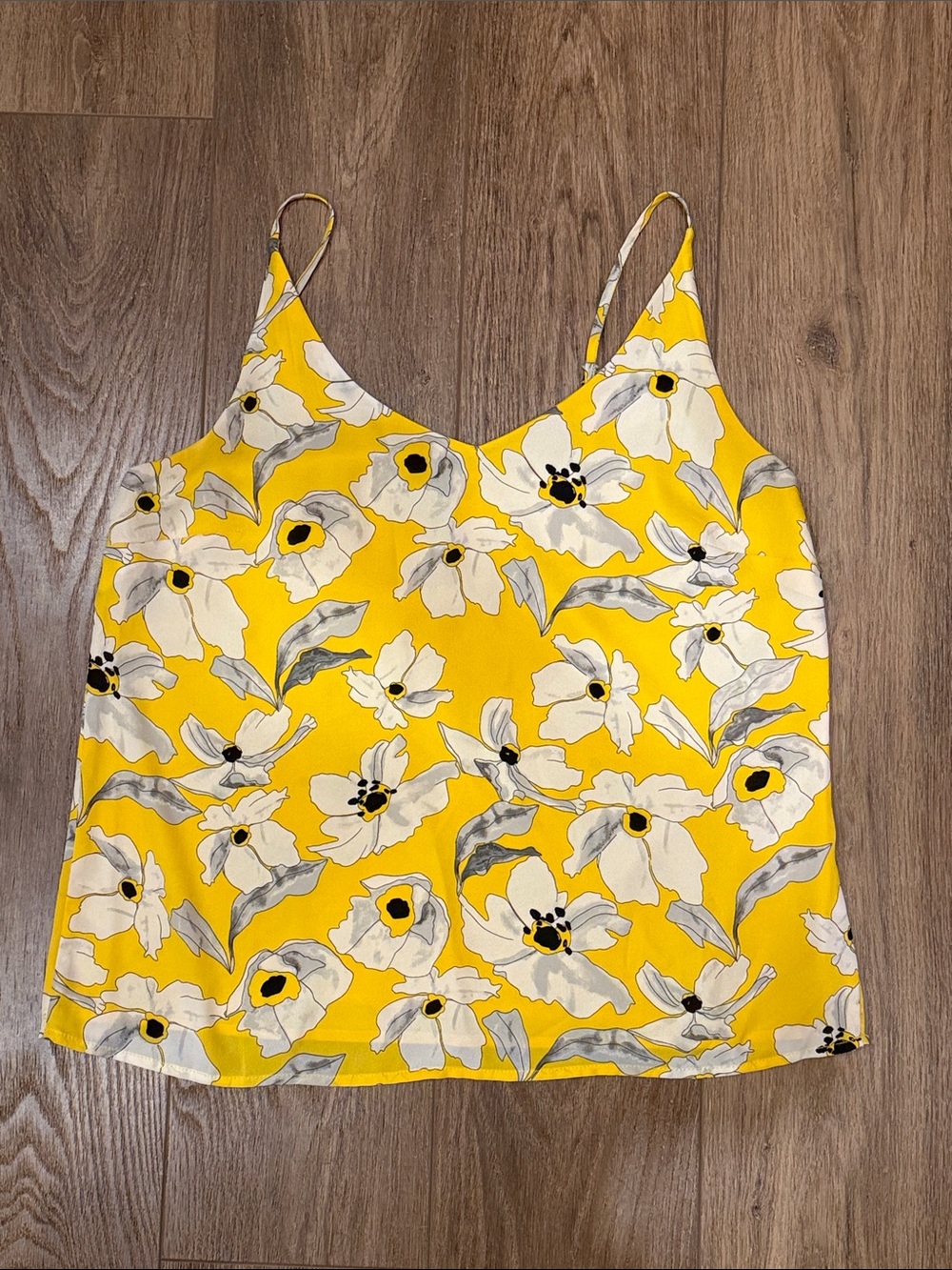 Banana Republic Yellow Floral Cami